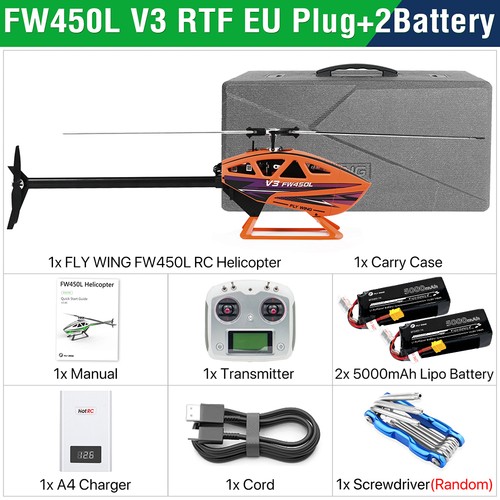 Fly wing fw450l 6ch gps - 6ch, 3d