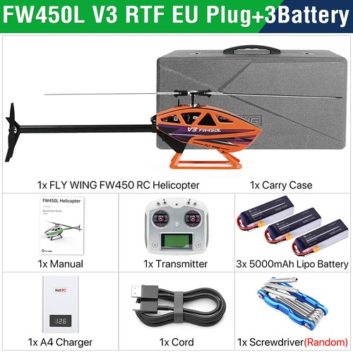 Fly wing fw450l rc - fw450l, v3
